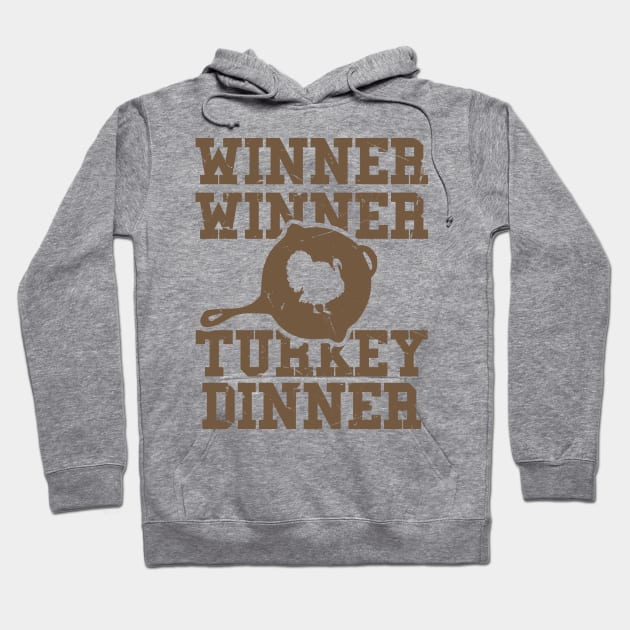 Winner Winner Turkey Dinner - Thanksgiving Hoodie by HANASUISI